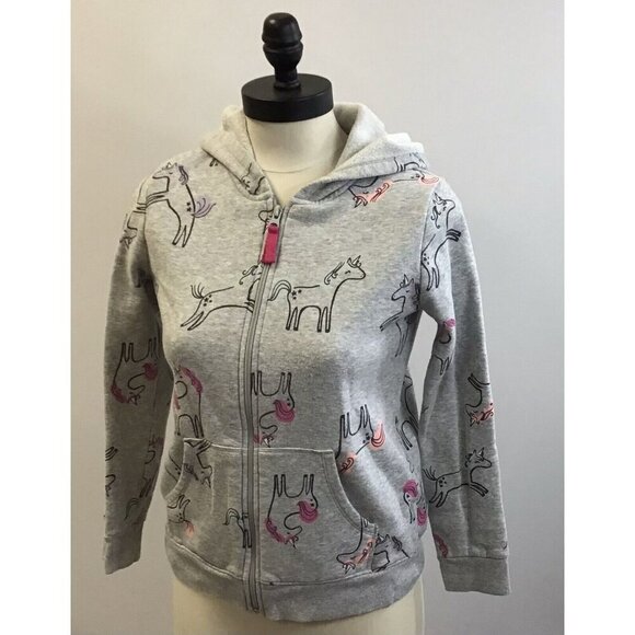 Girls Unicorn Hoddie Size 10/12 - Picture 1 of 2